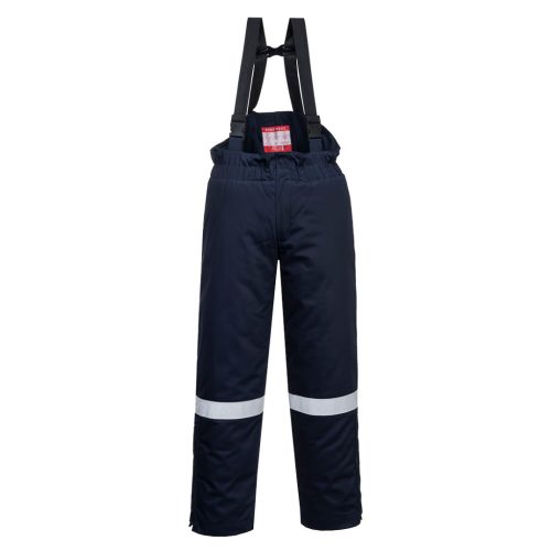 Portwest FR58 FR Anti-Static téli mellesnadrág Navy - XL