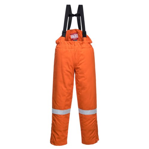 Portwest FR58 FR Anti-Static téli mellesnadrág Narancs - XXL