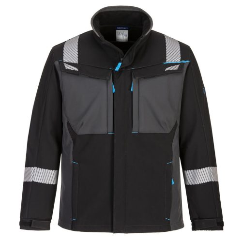 Portwest FR704 WX3 lángálló softshell dzseki Fekete - 3XL