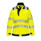 Portwest FR715 PW3 FR Hi-Vis női lángálló kabát Sárga / Fekete - 3XL