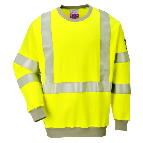 Portwest FR72 Lángálló, antisztatikus, Hi-Vis pulóver Sárga - 3XL