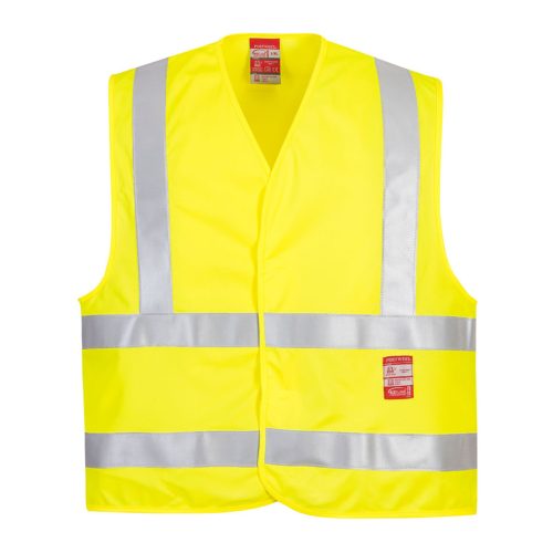 Portwest FR75 Lángálló jól láthatósági mellény Sárga - 4XL/5XL