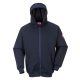 Portwest FR81 FR kapucnis pulóver Navy - 3XL