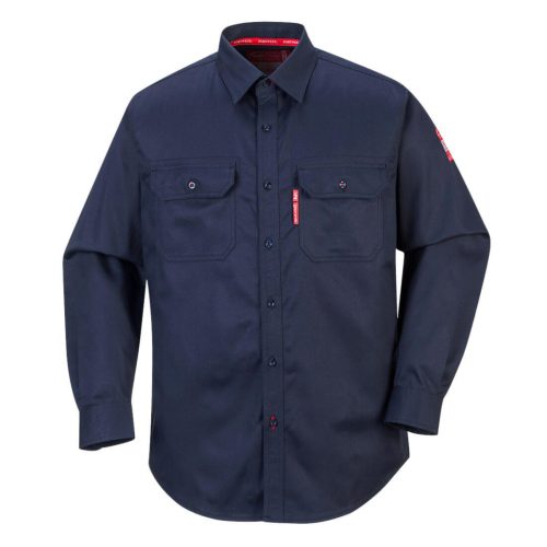 Portwest FR89 Bizflame 88/12 FR lángálló ing Navy - 5XL