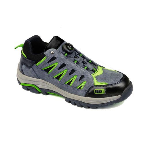 Portwest FT18 Steelite Wire Lace Safety Trainer S1P HRO Szürke / Zöld - 46