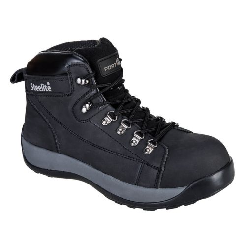 Portwest FW31 Steelite Mid Cut Nubuck védőbakancs SB HRO Fekete - 41