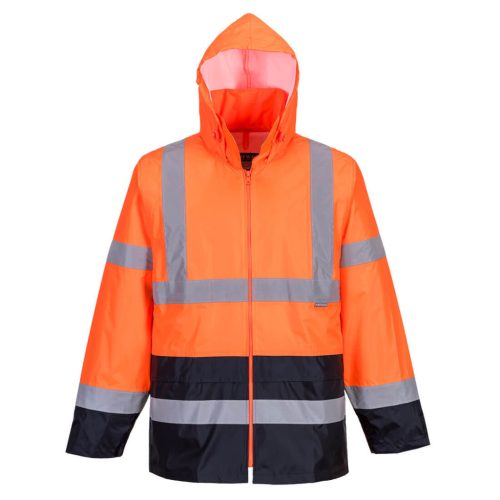 Portwest H443 Hi-Vis Classic Contrast esődzseki Narancs / Navy - L