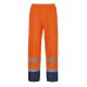 Portwest H444 Hi-Vis Classic Contrast esőnadrág Narancs / Navy - L