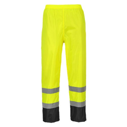 Portwest H444 Hi-Vis Classic Contrast esőnadrág Sárga / Fekete - 4XL