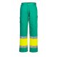 Portwest L049 Hi-Vis könnyű, kéttónusú Combat nadrág Sárga / Kékeszöld - S