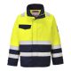 Portwest MV25 Hi-Vis Modaflame munkakabát Sárga / Navy - L