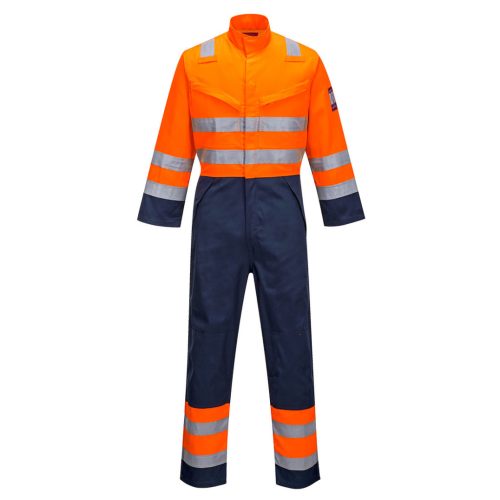 Portwest MV29 Modaflame RIS overál Narancs / Navy - 3XL