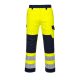 Portwest MV46 Hi-Vis Modaflame nadrág Sárga / Navy - S