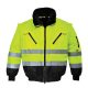 Portwest PJ50 Hi-Vis 3-in-1 Pilota kabát Sárga / Fekete - L