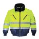 Portwest PJ50 Hi-Vis 3-in-1 Pilota kabát Sárga / Navy - S