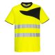 Portwest PW213 PW2 Hi-Vis póló S/S Sárga / Fekete - S