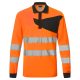 Portwest PW220 PW2 Hi-Vis hosszú ujjú pólóing Narancs / Fekete - M