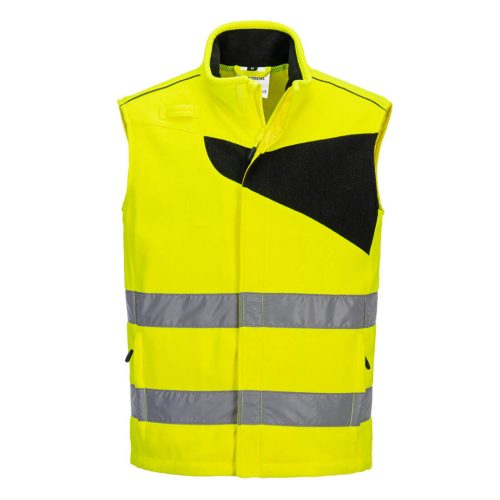 Portwest PW231 PW2 Hi-Vis polár Sárga / Fekete - S