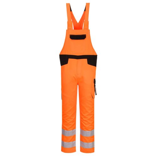 Portwest PW244 PW2 Hi-Vis kantáros nadrág Narancs / Fekete - M