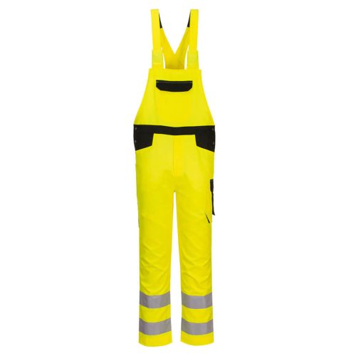 Portwest PW244 PW2 Hi-Vis kantáros nadrág Sárga / Fekete - S