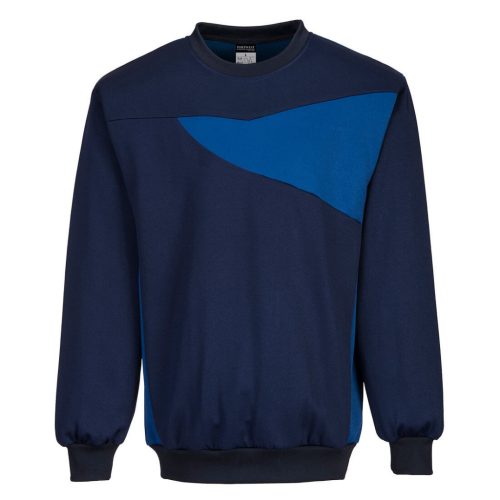 Portwest PW273 PW2 Crew Neck pulóver Navy / Royal - M