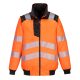 Portwest PW302 PW3 Hi-Vis 3-in-1 Pilota kabát Narancs / Fekete - L