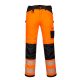 Portwest PW303 PW3 Hi-Vis könnyű stretch nadrág Narancs / Fekete - 33