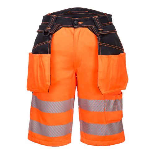 Portwest PW343 PW3 Hi-Vis Holster rövidnadrág Narancs / Fekete - 33