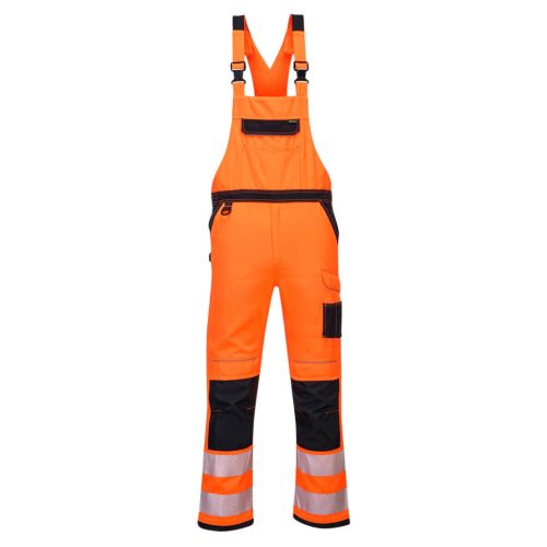 Portwest PW344 PW3 Hi-Vis kantáros nadrág Narancs / Fekete - XL