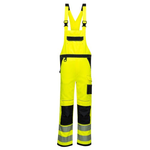 Portwest PW344 PW3 Hi-Vis kantáros nadrág Sárga / Fekete - S