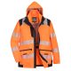 Portwest PW367 PW3 Hi-Vis 5-in-1 kabát Narancs / Fekete - XL