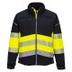 Portwest PW375 PW3 Hi-Vis Class 1 Softshell kabát (3L) Fekete / Sárga - XS