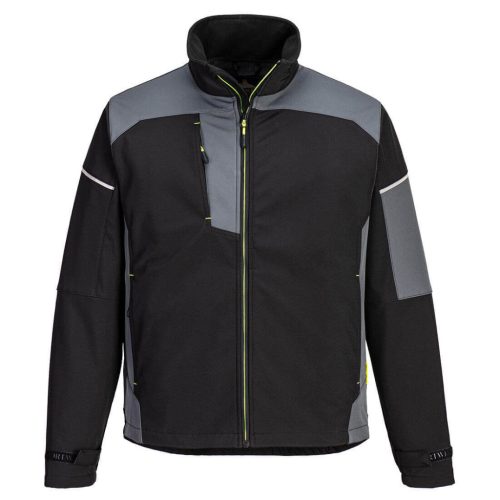 Portwest PW378 PW3 Softshell kabát (3L) Fekete / Szürke - XXL