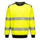 Portwest PW379 PW3 Hi-Vis környakú pulóver Sárga / Fekete - XL