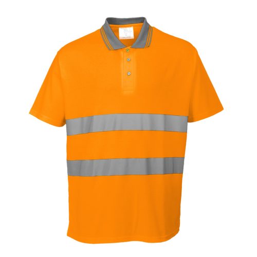 Portwest S171 Cotton Comfort pólóing Narancs - L