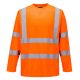 Portwest S178 Hi-Vis hosszú ujjú póló Narancs - XL