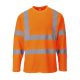 Portwest S278 Hi-Vis hosszú ujjú póló Narancs - XL