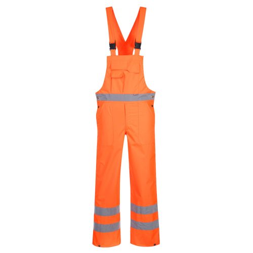 Portwest S388 Hi-Vis mellesnadrág - bélés nélkül Narancs - S