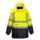 Portwest S426 Hi-Vis 7 az 1-ben kontraszt Traffic kabát Sárga / Navy - XS