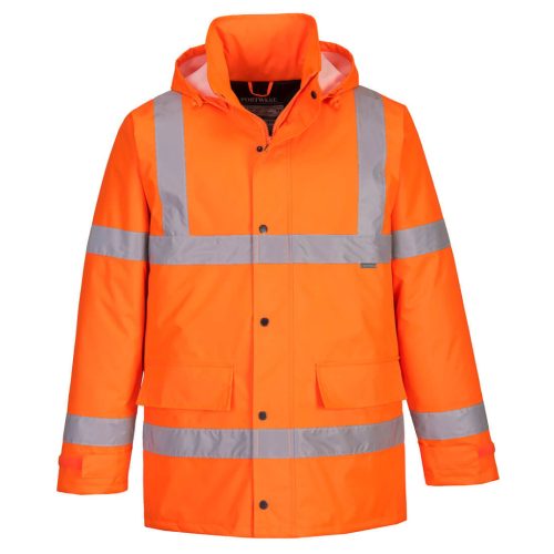 Portwest S460 Hi-Vis Traffic kabát Narancs - L