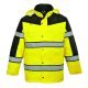 Portwest S462 Hi-Vis Classic kéttónusú kabát Sárga / Fekete - XL