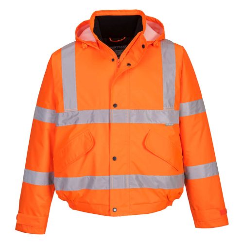 Portwest S463 Hi-Vis bomber dzseki Narancs - L