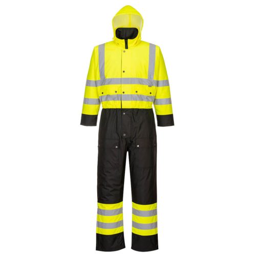 Portwest S485 Hi-Vis Contrast bélelt overál Sárga / Fekete - S