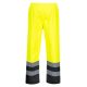 Portwest S486 Hi-Vis kéttónusú Traffic nadrág Sárga / Fekete - 3XL