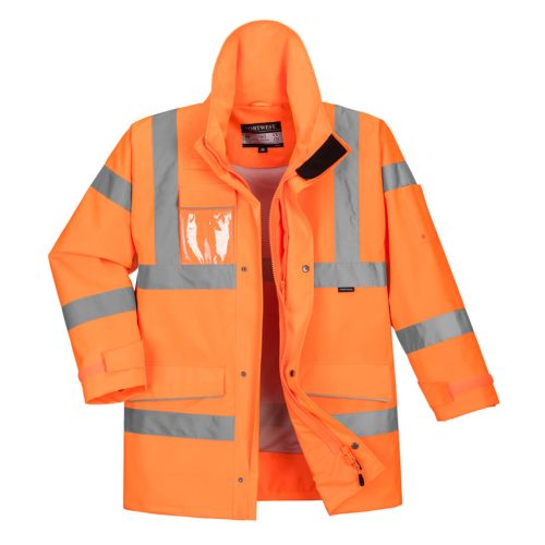 Portwest S590 Hi-Vis Extreme Rain kabát Narancs - XL