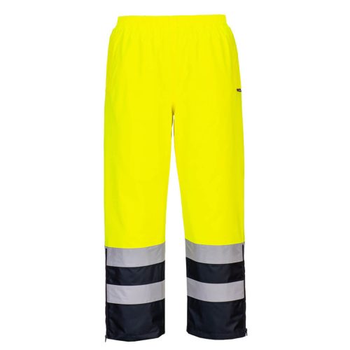 Portwest S598 Hi-Vis lélegző nadrág Sárga / Navy - S