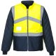 Portwest S769 Hi-Vis kéttónusúkabát - kifordítható Sárga / Navy - XS