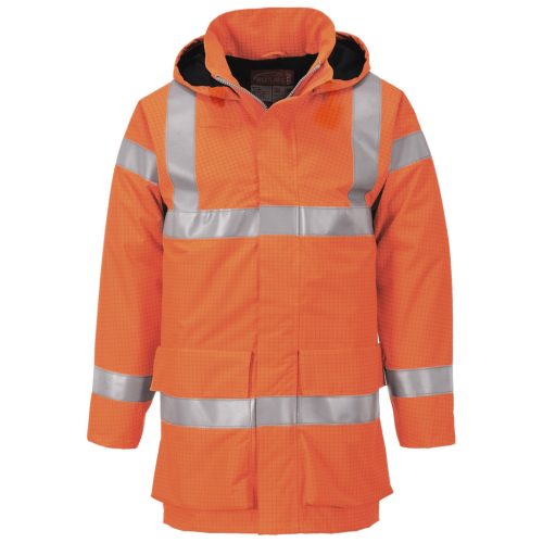 Portwest S774 Bizflame Rain Hi-Vis Multi Lite kabát Narancs - 4XL