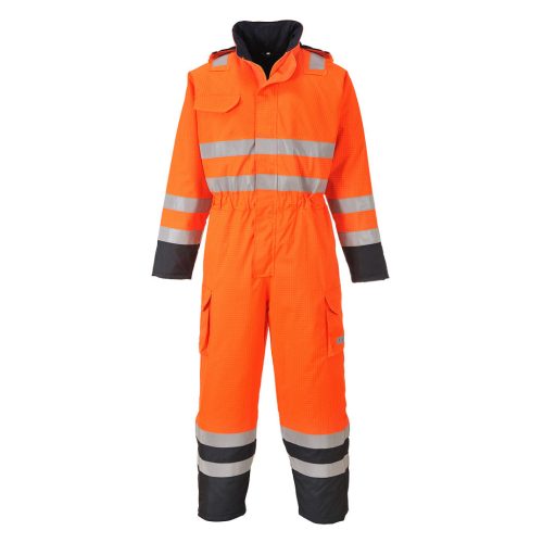 Portwest S775 Bizflame Rain Hi-Vis Multi overál Narancs / Navy - XXL