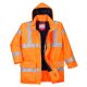 Portwest S778 Bizflame Rain Hi-Vis antisztatikus FR kabát Narancs - XXL